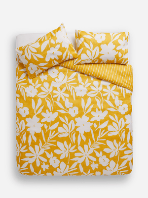 Jet Home Floral Form Duvet Cover