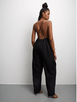The FIX Women's Black V-Neck Jumpsuit | Bash