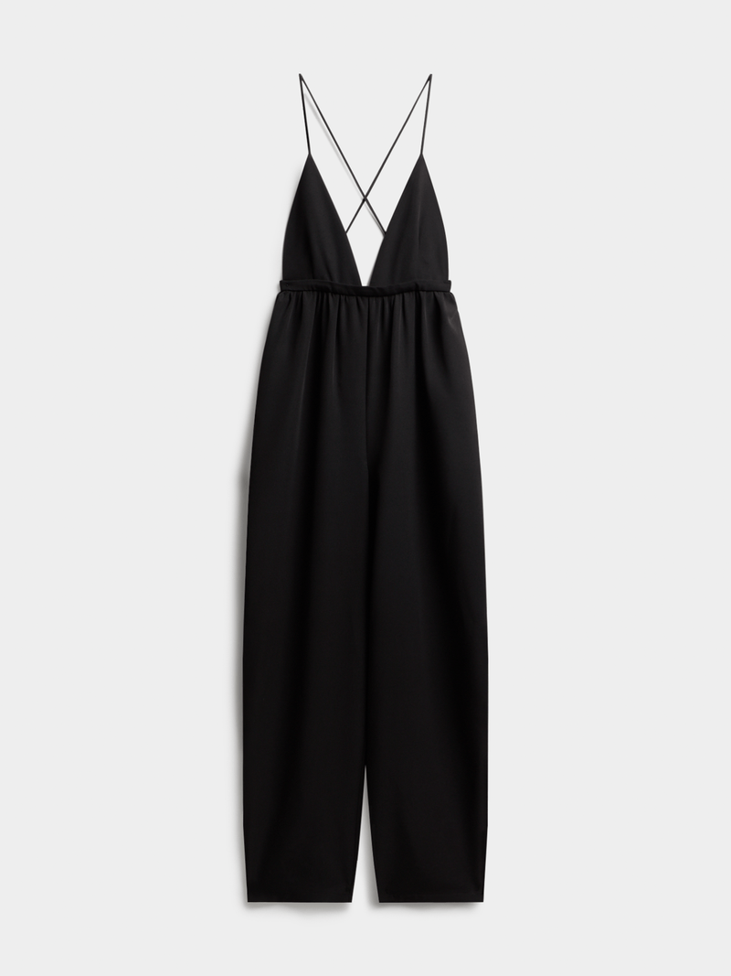 The FIX Women's Black V-Neck Jumpsuit | Bash