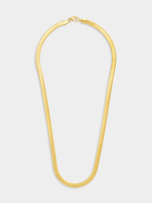 Tempo Jewellery Gold Plated Herringbone Chain