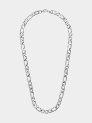 Tempo Jewellery Silver Plated Figaro Chain