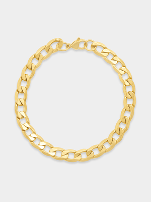 Tempo Jewellery Gold Plated Curb Bracelet
