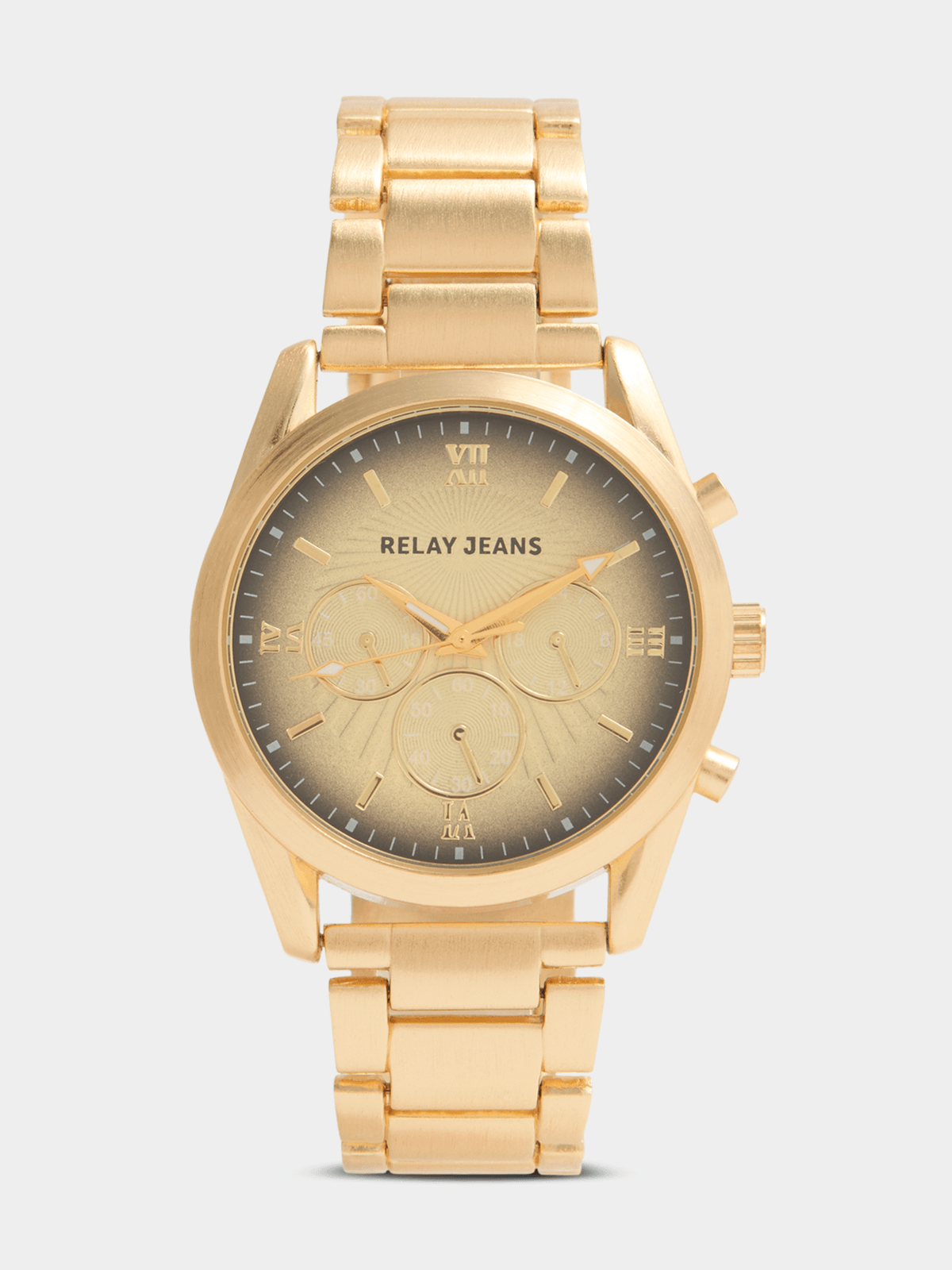 Relay Jeans Men's Ombre Dial Gold Metal Watch | Bash