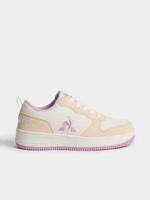 Le Coq Sportif Junior Pre-School Courtstar White/Purple Sneakers