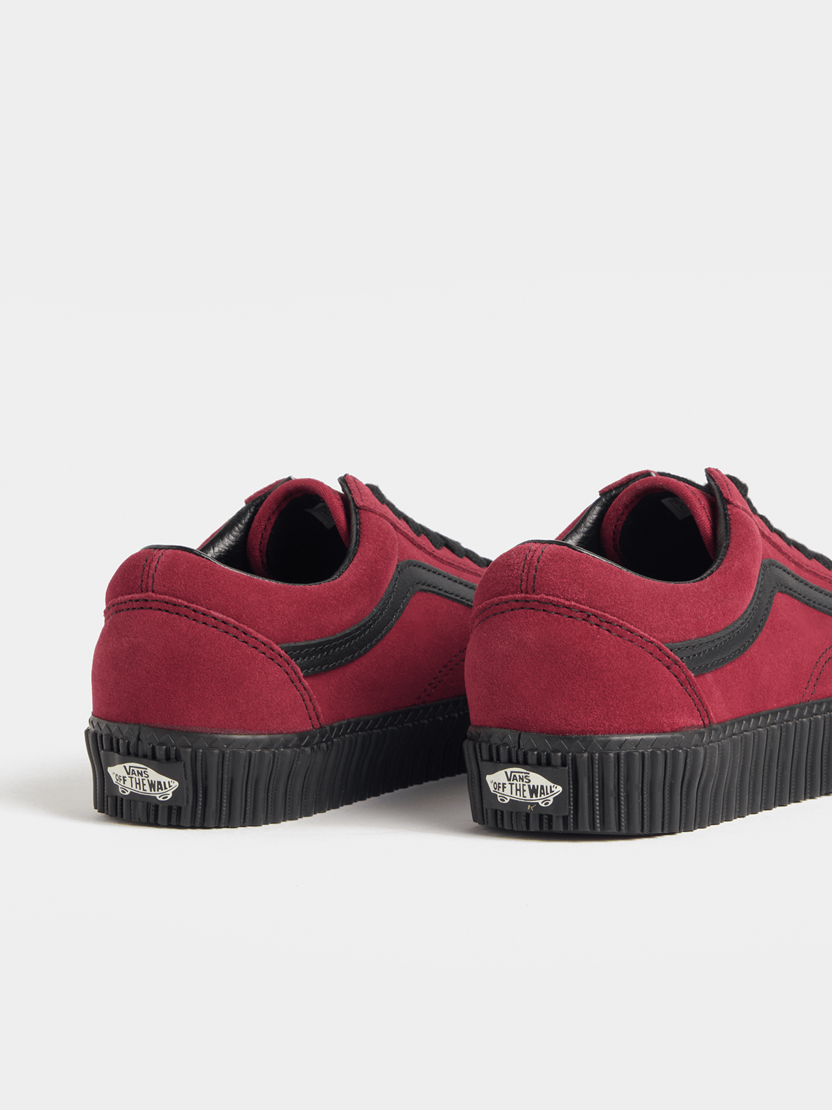 Vans Women's Old SKool Creeper Grunge Bordeaux Sneaker Bash