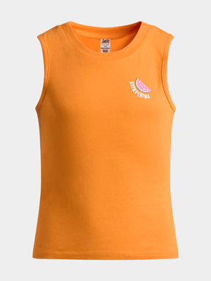 Jet Older Girls Orange Vest