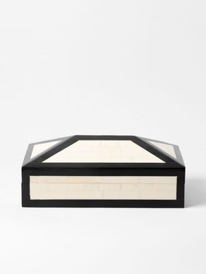 Black & Ivory Resin Box