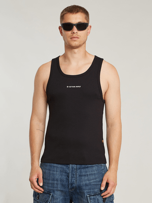 G-Star Men's Rib Tank Black Top