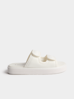 Jonathan D Men's Jude White Sandals
