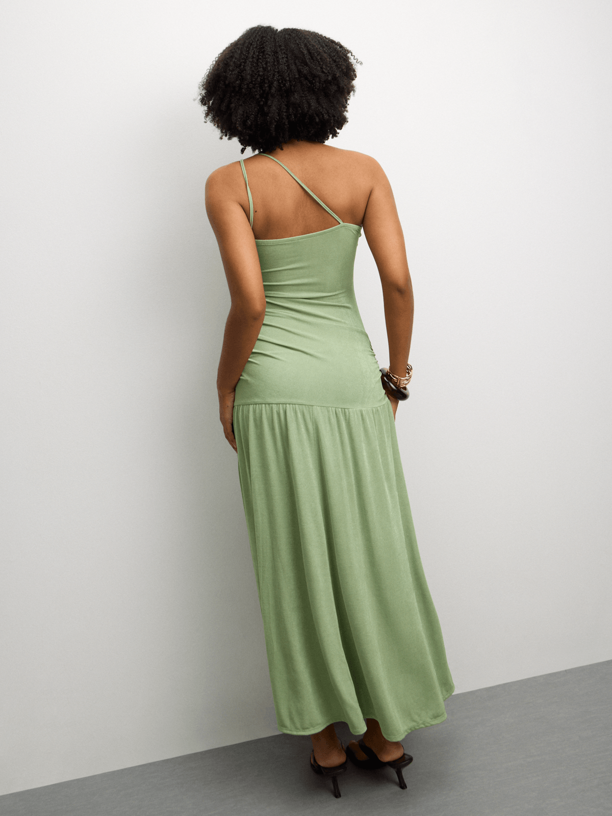 bex tank maxi dress in green Frame Cami Tank Dress | Grass Green