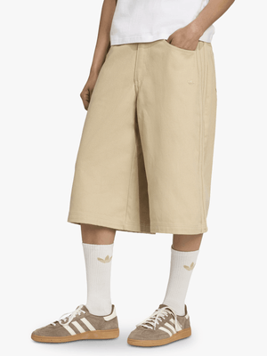 adidas Originals Women's Firebird Utility Stone Khaki Jort