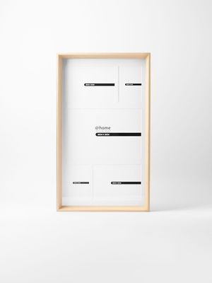 5 Window Multi Picture Frame Oak