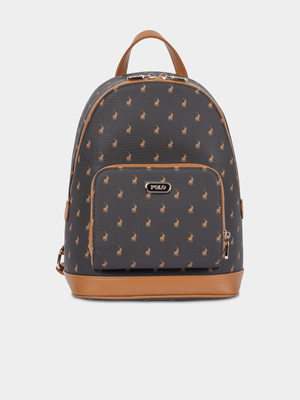 Polo  Brown Iconic Backpack