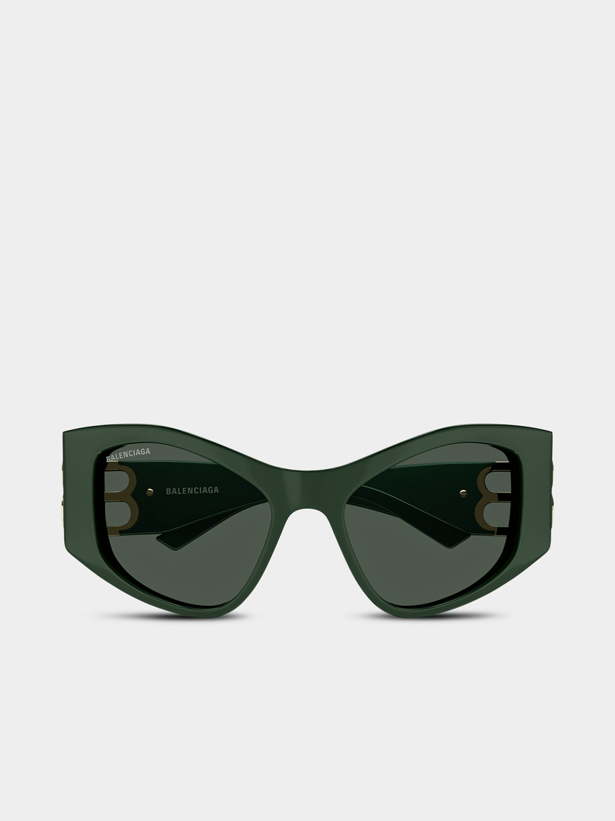 NEW BALENCIAGA BB0287S 005 GREEN CAT EYE WOMEN SUNGLASSES BALENCIAGA EYEWEAR Balenciaga NEW BALENCIAGA BB0287S 005 SUNGLASSES GREEN CAT  main image 2