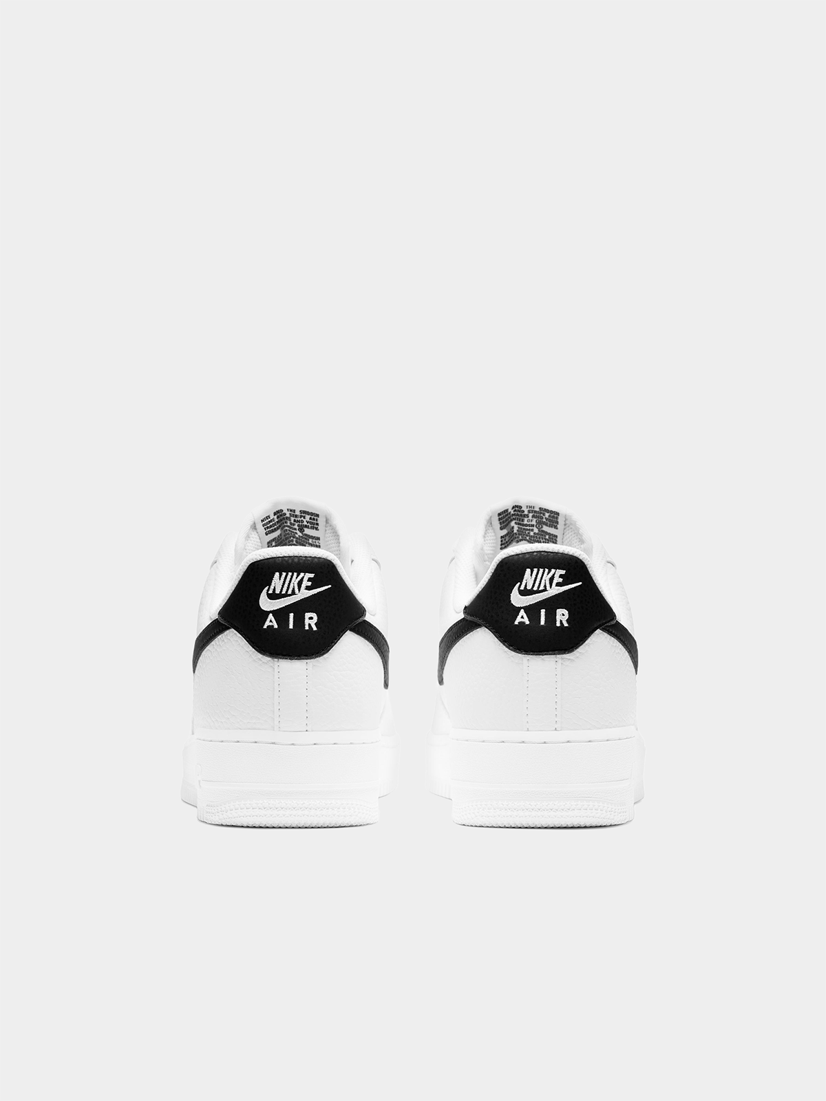 Nike Men's Air Force 1'07 White/Black Sneaker | Bash