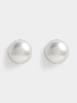Round Volume Stud Earrings