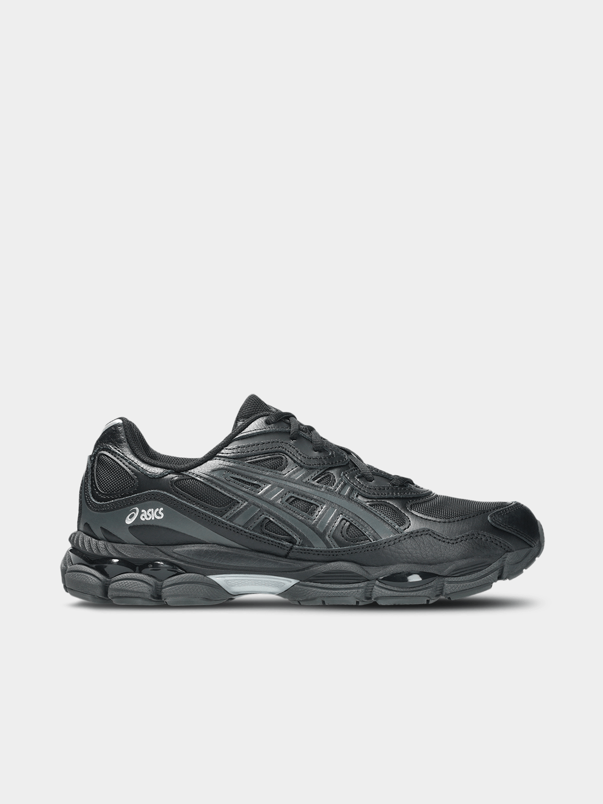 Asics Men's Gel NYC Leather Black Sneaker | Bash