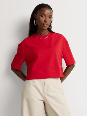 Boxy Wide Hem T-Shirt