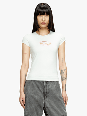 Women's Diesel T-Angie Grey T-shirt