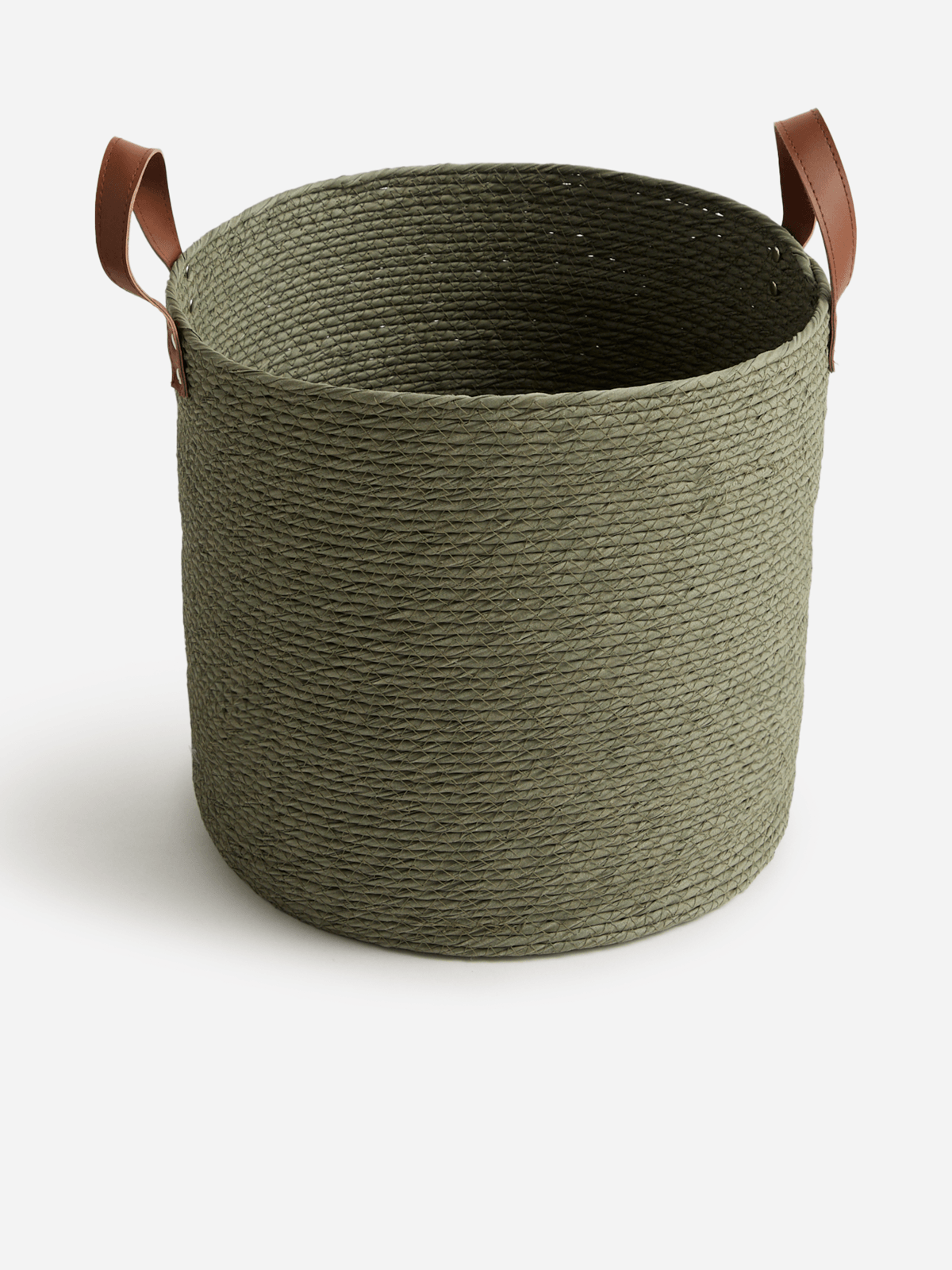 Jet Home Green Storage Basket With Handle Large | Bash