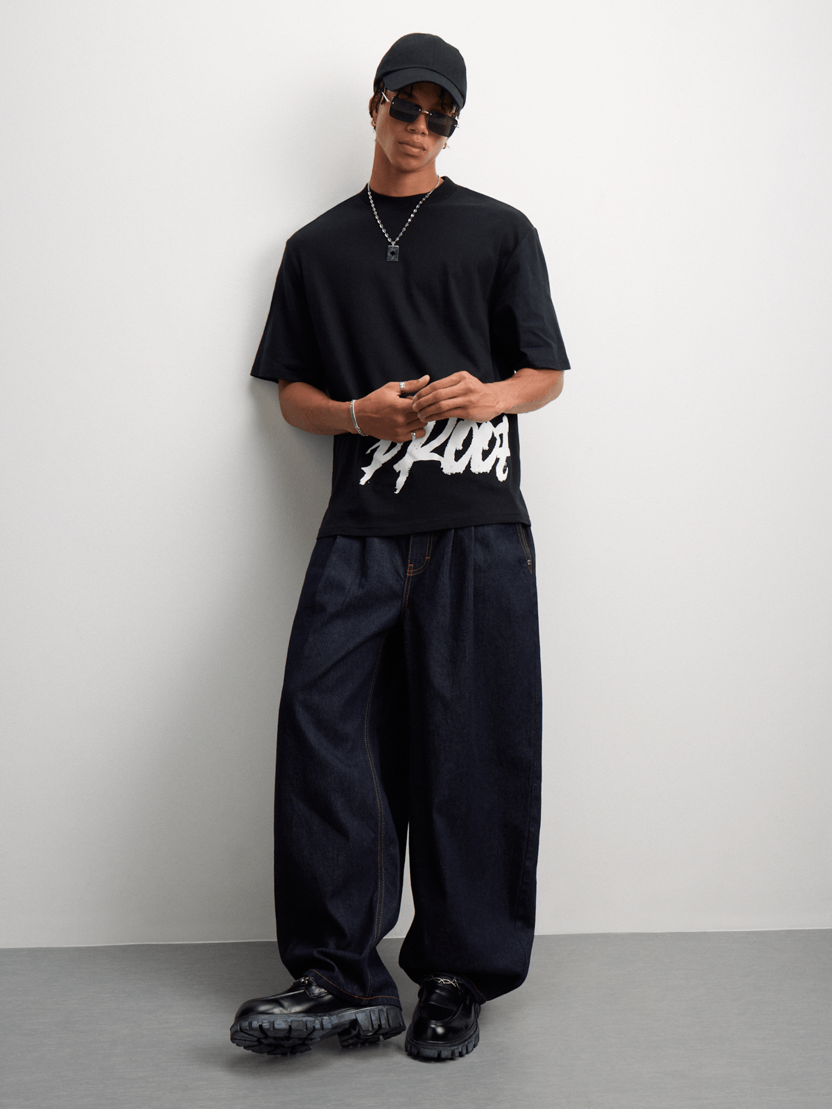 The FIX Men's Black Scratch Life Graphic Top | Bash