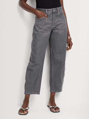 FF Denim Barrel Leg Jeans