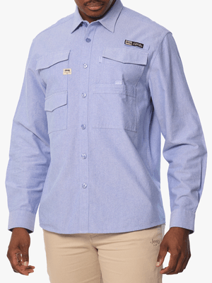 Men's Jeep Light Blue Utility Shirt