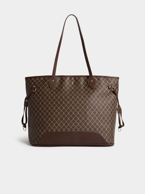 FF Large Monogram Shopper Bag
