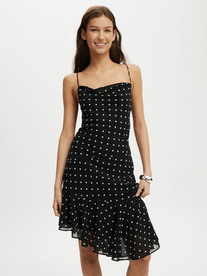 Women's Cotton On Black Bridget Midi Dress