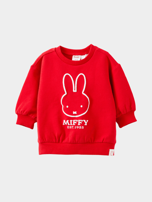 Cotton On Baby Red Riley Miffy Sweater