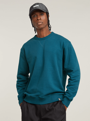 G-Star Men's Heavy Relaxed Blue Sweatshirt
