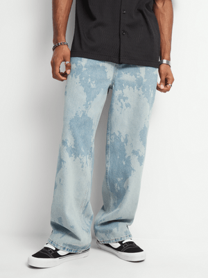 The FIX Men's White Straight Leg Jeans