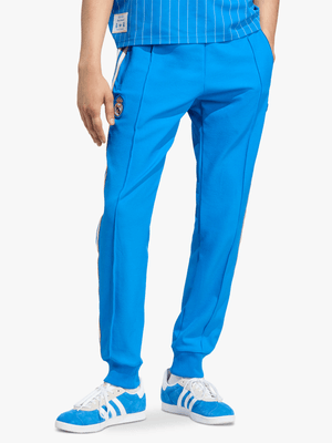 adidas Mens Real Madrid Terrace Icons Blue Track Pants