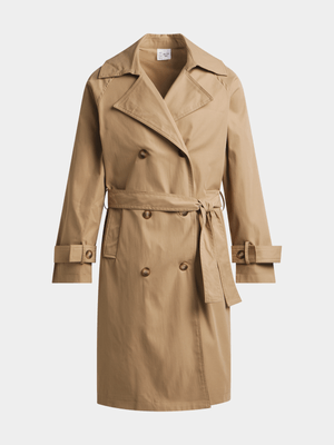 Girls Woven Trench Coat