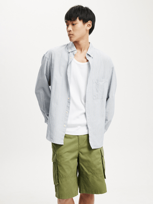 Men's Cotton On Green Baggy Cargo Shorts