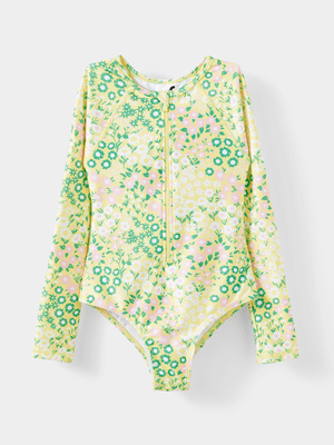 Cotton On Kids Yellow Lydia Low Bow Swimsuit