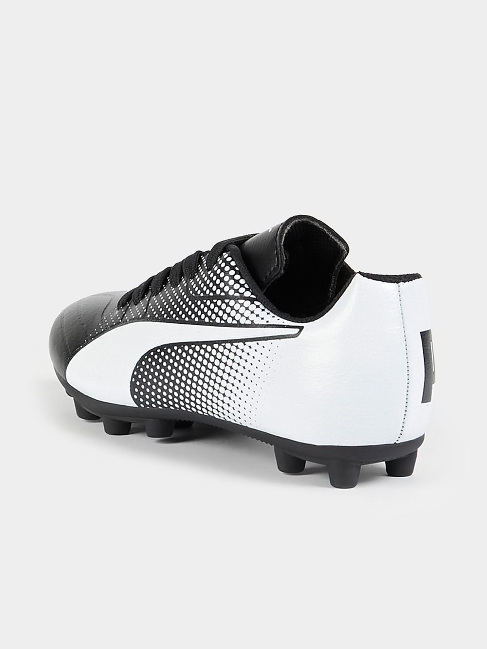 Junior Puma Invade Graphic V2 FG Black/White Boots | Bash
