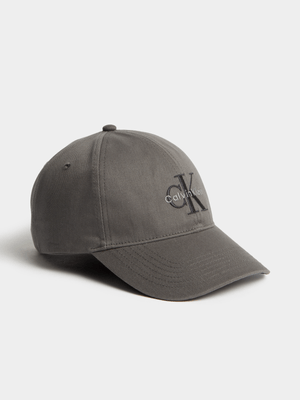 Men's Calvin Klein Grey Embroidery Baseball Cap