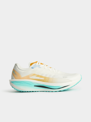 Anta Womens Rocket Pro White/Yellow Running Shoes