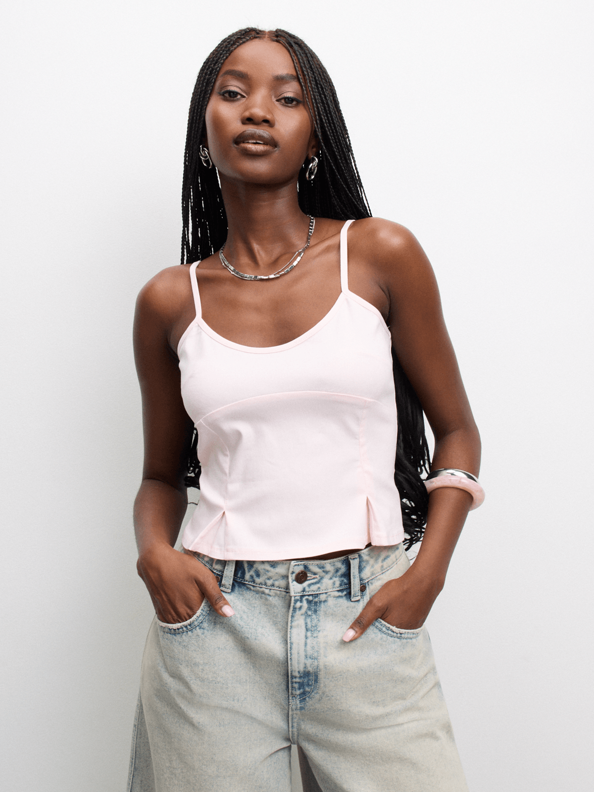 The FIX Women's Pink Bengaline Cami Top | Bash