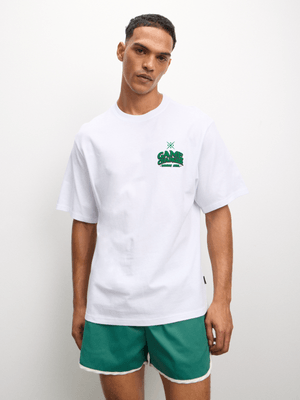 Redbat Athletics Men's Game Changer Graphic White T-Shirt