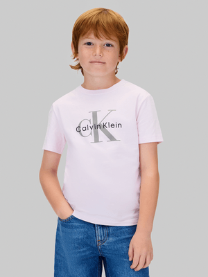 Kids Calvin Klein Lilac  Monogram T-Shirt