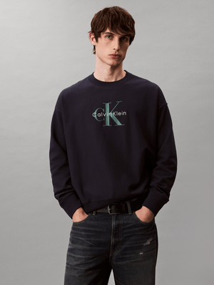 Men's Calvin Klein Navy  Eu 350Terry Sweat