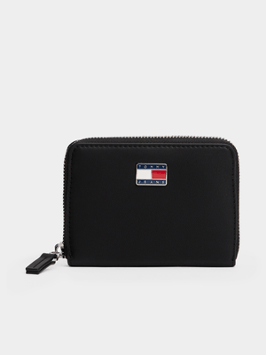 Women's Tommy Hilfiger Black Cool Med Za Wallet