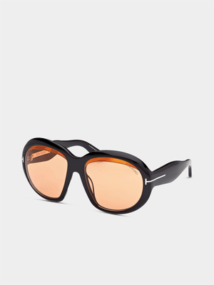 Tom Ford Black Sunglass & Case B102 Tf1193-01E58