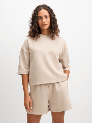 Exact Women's Natural Soft Touch Fleece Shorts