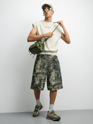 The FIX Men's Oatmeal Terrain Sweat Top