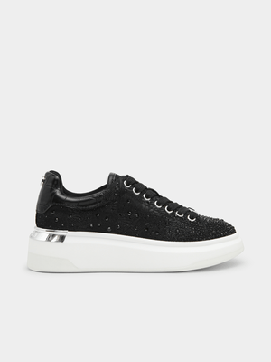 Women's Steve Madden GLIDER-SMR BLACK  Sneakers