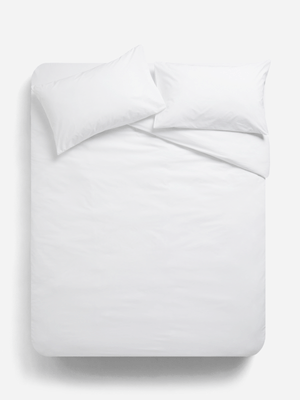 Jet Home White Duvet Cover Double