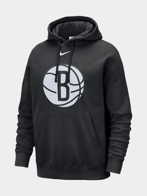 Nike Men's Brooklyn Club NBA Black Hoodie